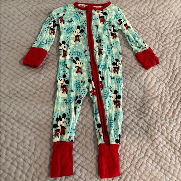 Little Sleepies Other - Like New - Disney Mickey Winter Wonderland 0-3M